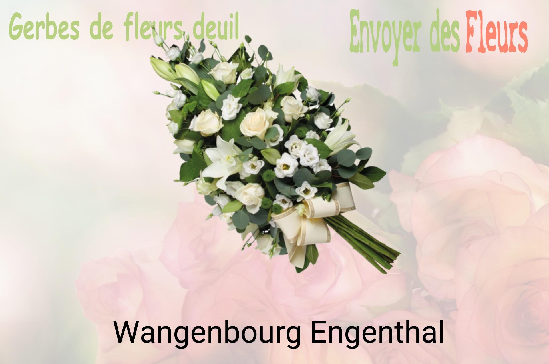 Gerbe de fleurs de deuil livrée à Wangenbourg-Engenthal